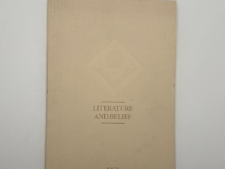 Literature and Belief (1993)