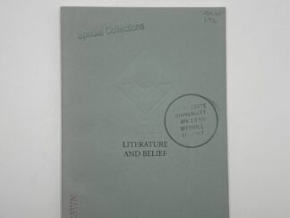 Literature and Belief (1993)