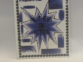 Panthers in Action: HSJHS 2001-2002 – Hamilton Southeastern Junior High School Yearbook – Hardcover – V801