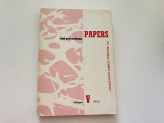 1958-Papers and Proceedings- Volume 1959- The Regional Science Association- Signed by LDS Historian Leonard J. Arrington
