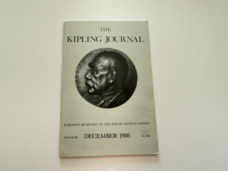 1986- The Kipling Journal- Volume 60, No 240 December 1986