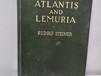 1911 — Atlantis and Lemuria — Rudolf Steiner