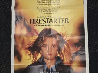 Stephen King “Firestarter” Poster / 40″ Tall