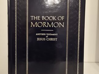 2018 — Book of Mormon — Beautiful Deep Blue Leather — In Box