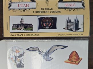 Utah Heritage Seals / 6 Stickers in Stapled booklet