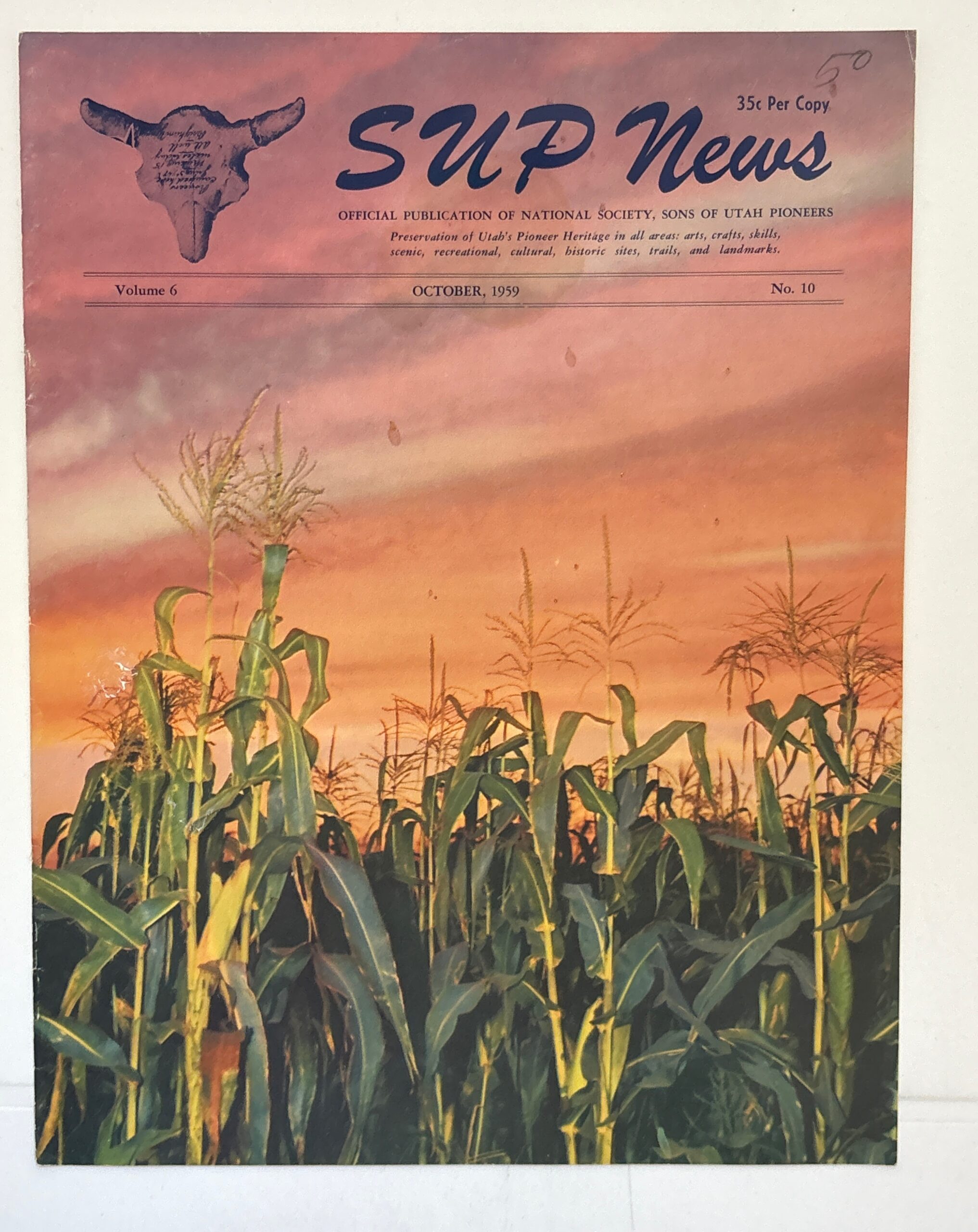 SUP News: Vol. 6, No. 10, October, 1959 (1959)