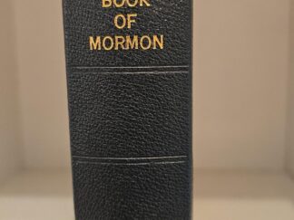 1871 --- Book of Mormon --- First Salt Lake City Edition / Rebound