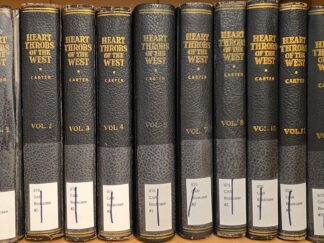 Heart Throbs of the West / Kate B. Carter / 10 of the 12 Volumes / Exlib Set