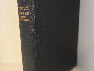 Holy Bible / Ready References — Black Bendable Leather / Missionary Edition — Code 25 E 75