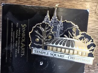 Temple Square Christmas Pin