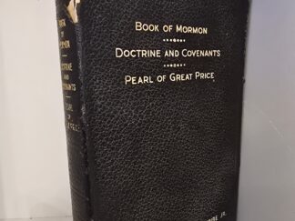 1949/1948/1950 --- Triple Combination --- Black Bendable Leather Binding