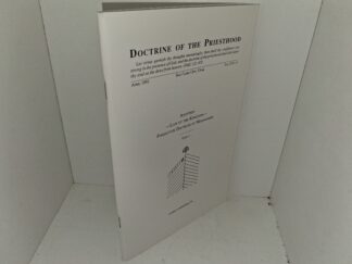 Doctrine of the Priesthood: vol. 8, No. 4, April 1991: Adoption—Law of the Kingdom—Forgotten Doctrine of Mormonism, Part 1 (1991)