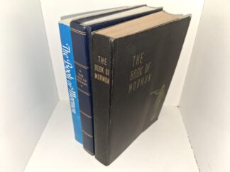 3 Different Printings of The Book of Mormon (1950, 1974, 1978)