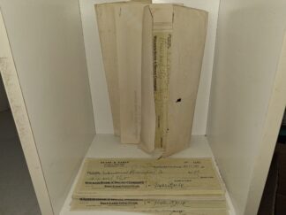 Batch of Old Checks and 2 Bank Statements from Walker Bank & Trust Company mostly dated from the 40’s