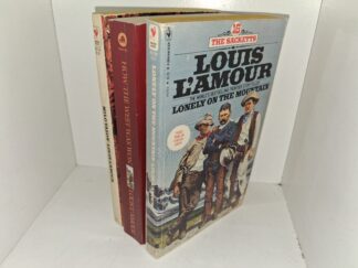 3 Paperback Western Novels by Louis L'Amour: Milo Talon / How the West Was Won / Lonely on the Mountain