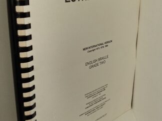 Esther and Job: New International Version: English Braille Grade Two (1984)