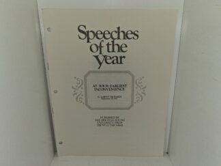 Speeches of the Year: At Your Earliest Inconvenience: G. LaMont Richards, September 28, 1971 (1971) ~ by G. LaMont Richards
