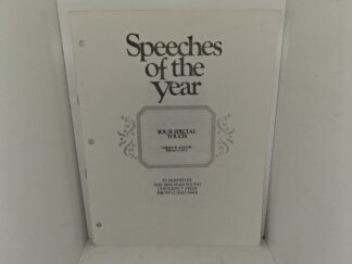 Speeches of the Year: Your Special Touch: Ben E. Lewis, January 18, 1972 (1972) ~ by Norma B. Ashton