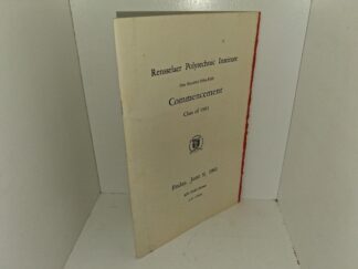 Rensselaer Polytechnic Institute One Hundred Fifty-Fifth Commencement Class of 1961 (Program) (1961)