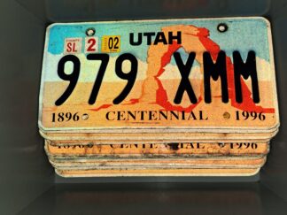 16 Utah License Plates