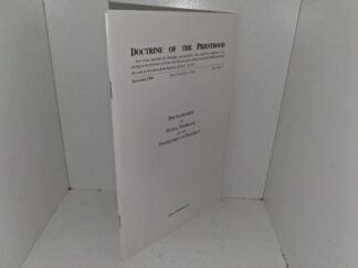 Doctrine of the Priesthood: Vol. 5, No. 5, September1988 (1988)