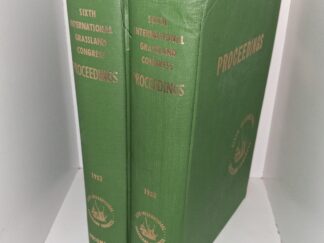 Sixth International Grassland Congress Proceedings: 1952 2 Vol. Set (Ex-library) (1952)