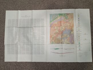 Geologic Quadrangle Maps of the United States: Geology of the Sevier Quadrangle Utah (30″x51″) (1962) ~ by Eugene Callaghan, and Raymond L. Parker