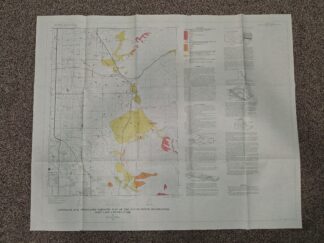 Landslide and Associated Deposits Map of the Sugar House Quadrangle, Salt Lake County, Utah (35″x29″) (1972) ~ by Richard Van Horn