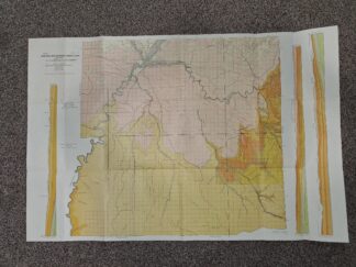 Geologic Map of Uinta County, Utah (25″x38″) (Unknown Publishing Date) ~ by G. E. and B. R. Untermann, and …. Kinney