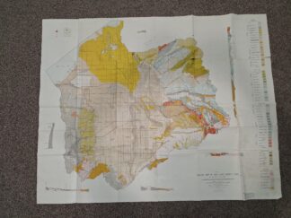 Geologic Map of Salt Lake County, Utah (1960) ~ by ray E. Marsell, and Richard L. Threet