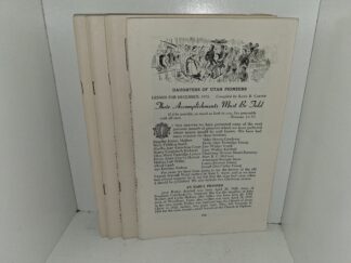 4 D.U.P. Pamphlets: Lesson for December, 1975: Their Accomplishments Must Be Told / Lessons for December 1949: Latter-day Saint Schools / Lessons for November 1949: Silk Industry in Utah / Lesson for April 1951: The Western Cowboy