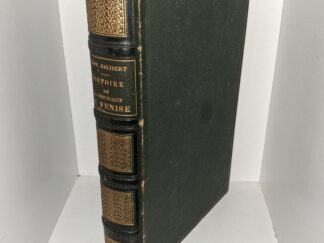 Histoire de la République de Venise (French: History of the Republic of Venice) (Leather Spine) (Unknown Publishing Date) ~ by Léon Galibert