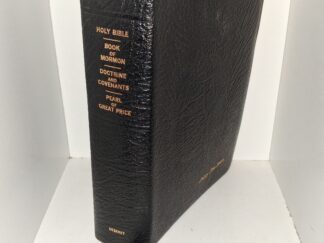 LDS, Black Leather Quadruple Combination (Unknown Publishing Date)