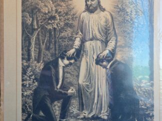 Print:  The Restoration of the Aaronic Priesthood, Joseph Smith Jun. and Oliver Cowdery Being Ordained by the Angel, John the Baptist, May 15, 1829 / Reprint of the 1887 Print by C. C. A. Christensen