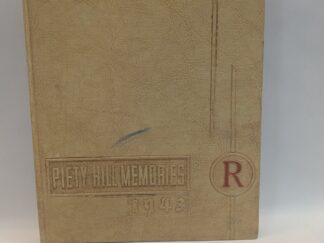 Piety Hill Memories Yearbook – Hardcover – 1943 – V801