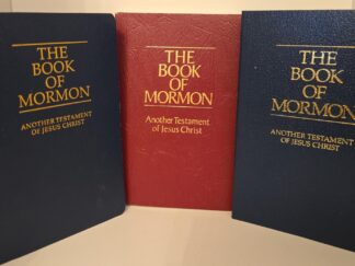 3 Softbound Editions — Pocket Editions — Book of Mormon — , 2006, 2009, 2013