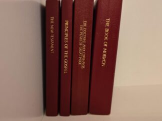 2001-2003 — Pocket Edition Set — Book of Mormon / Doctrine & Covenants & Pearl of Great Price / Principles of the Gospel / The New Testament