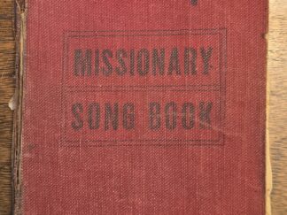 1899 — Missionary Song Book — Southern States Mission