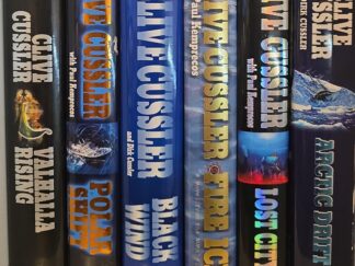 6 Clive Cussler Hardbound Novels --- All with Dust Covers