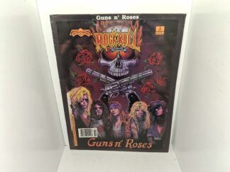 Rock N Roll Comics: No. 3, Oct.: Guns n’ Roses (Revolutionary Comics) (1990) ~ Script by Dean Hsieh, and Todd Loren, Art by Stuart Immonen, Letters by Mary Kelleher, Colors by Imagi-mation
