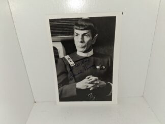 Signed Photo of Leonard Nimoy Playing “Spock”