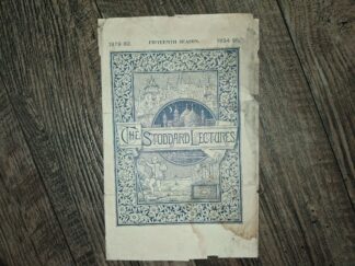 The Stoddard Lectures: Fifteenth Season, 1879-80, 1894-95 (Pamphlet) (Unknown Publishing Date)