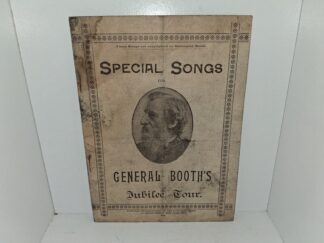 Special Songs for General Booth’s Jubilee Tour (1894)