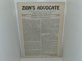 Zion’s Advocate: Vol. 7, No. 4, Independence Missouri, March, 15, 1930 (Publication of The Church of Jesus Christ – Temple Lot) (1930)