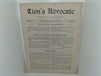 Zion’s Advocate: Vol. 14, No. 3, Independence Missouri, March, 1937 (Publication of The Church of Jesus Christ – Temple Lot) (1937)