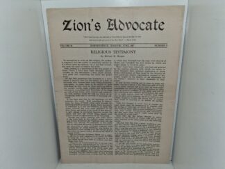 Zion’s Advocate: Vol. 14, No. 6, Independence Missouri, June, 1937 (Publication of The Church of Jesus Christ – Temple Lot) (1937)