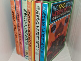 6 Vols. of Annual World’s Best SF: 1984, 1986, 1987, 1988, 1989, 1990