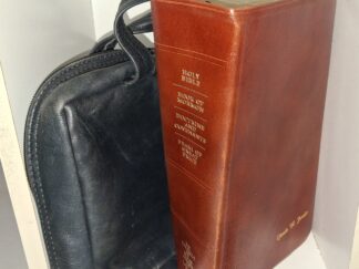 LDS, Brown Leather, Quadriple Combination in Zipper Case (1993)