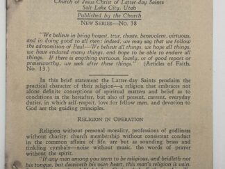 Who is my Neighbor? KSL radio address (No. 38) by Dr. James E. Talmage Sept. 28, 1930