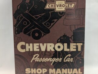 Chevrolet Passenger Car Shop Manual - Paperback - 1955